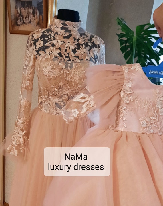 Mommy and me lace dresses cheap