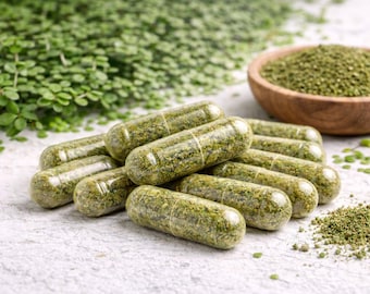 Duckweed Capsules 500 mg | Lemna Minor | Vegan Herbal Capsules | Plant Based Product