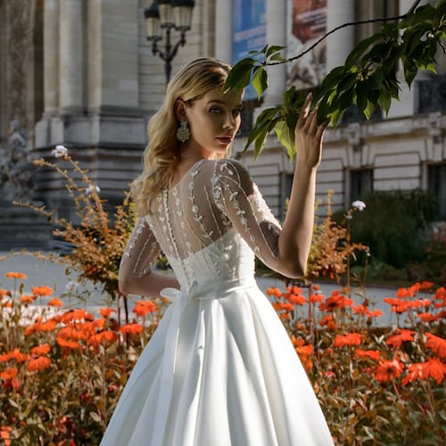 Long Sleeves Wedding Dress Lace 