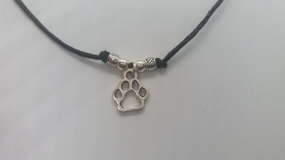 paw print choker