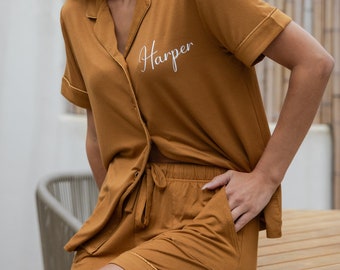 Softest Wedding Party Pajamas - Bridesmaid PJ Set, Personalized Bridal Party Gifts, Custom PJs, Getting Ready Outfit, Bridesmaid Proposal