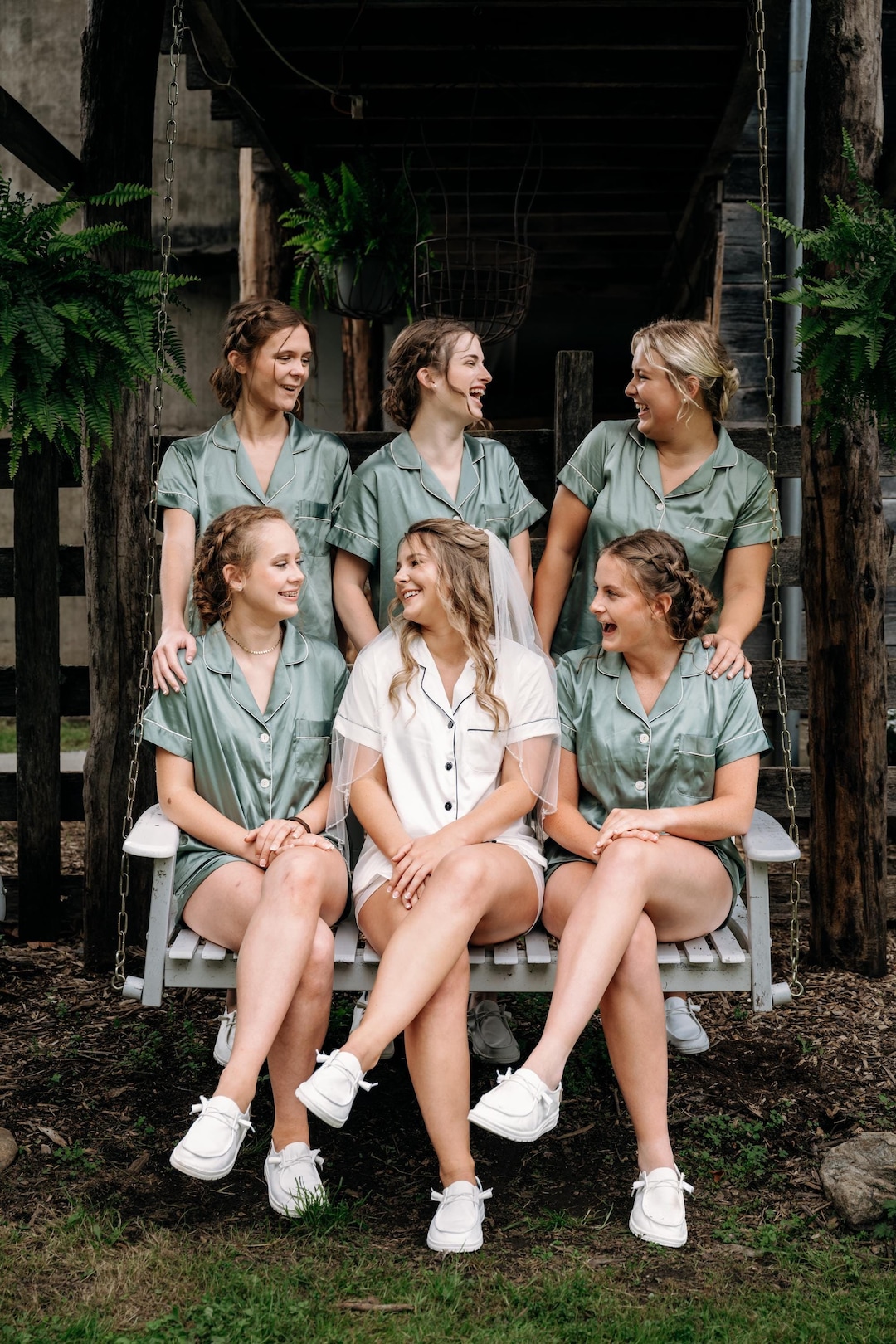 Bridesmaid Pajamas Bridesmaid Pjs Wedding Party Pajamas Personalized