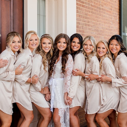 bridesmaid pajama shirt dress Sleep Shirt // Pyjama Shirt// Bridesmaid Pajama //Bridesmaid Gift //Bridal  Gift //Cotton pjs// Sleep Shirts // Bridesmaid Shirts //Shirt Set