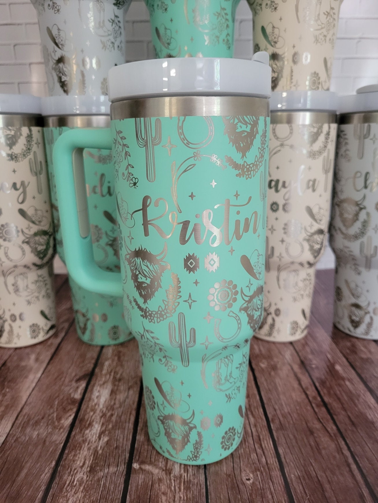 Western Boot Tumbler 40oz - Southern Trends