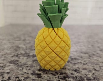 3D Printed Fidget Toy - Spiral Pineapple - Spinny Toy