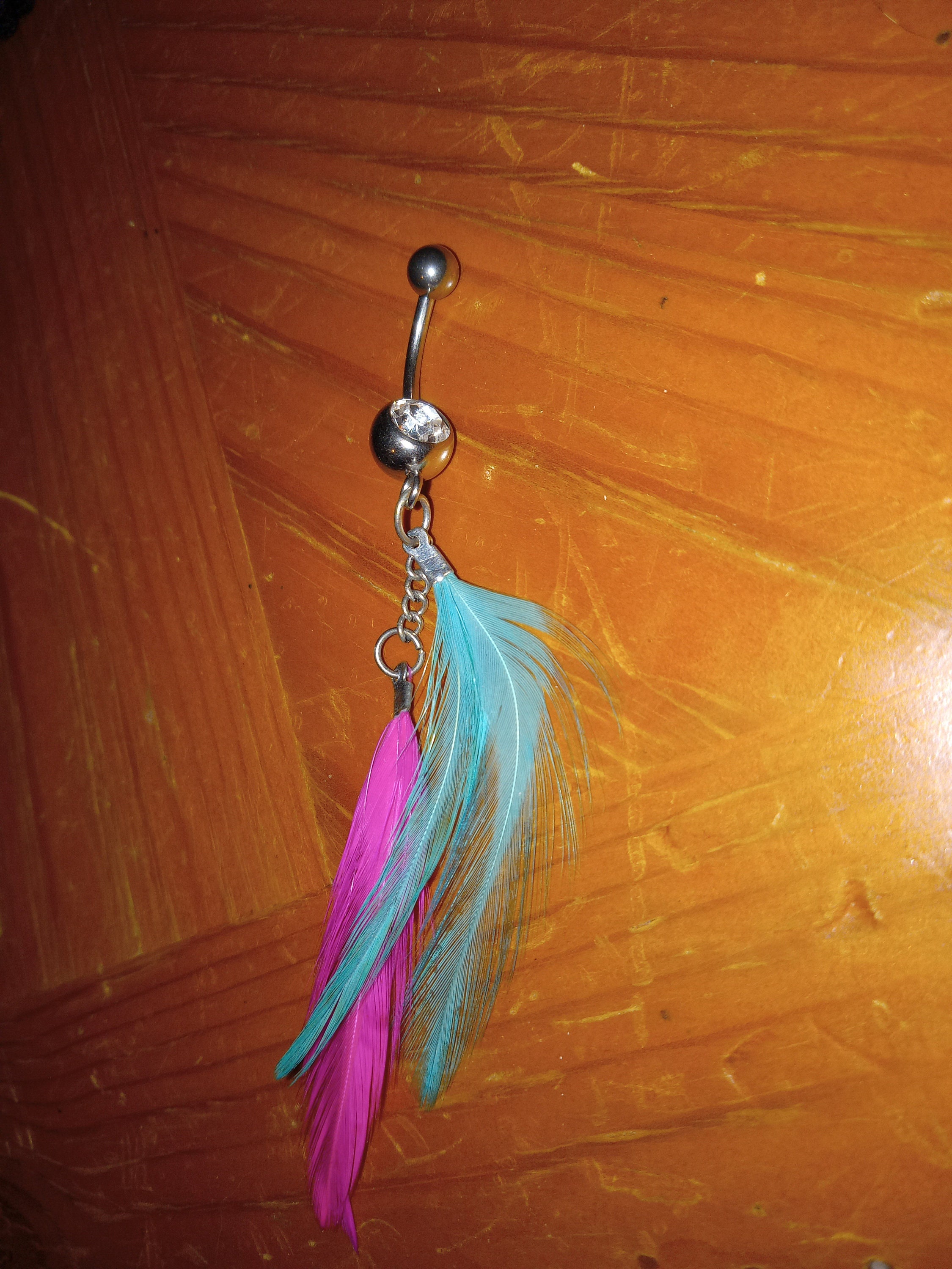 Harley Belly Ring Etsy