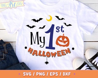 My 1st Halloween SVG: Baby Pumpkin Shirt Design (Digital Download)