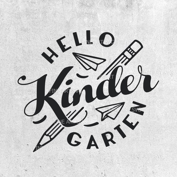 Download Free Hello Kindergarten Svg Back To School Svg School Svg Svg Etsy SVG Cut Files