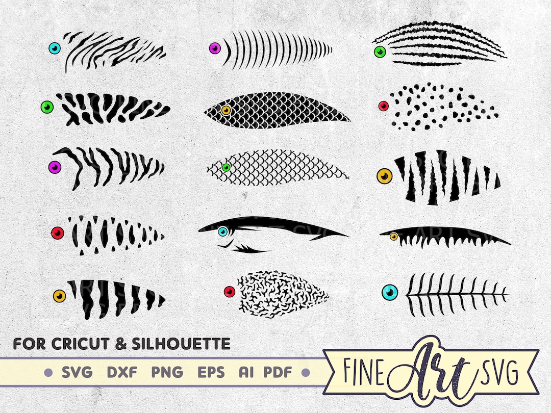 Fish Ruler Svg Fish Ruler Clipart Fish Svg Fish Clipart Fishing