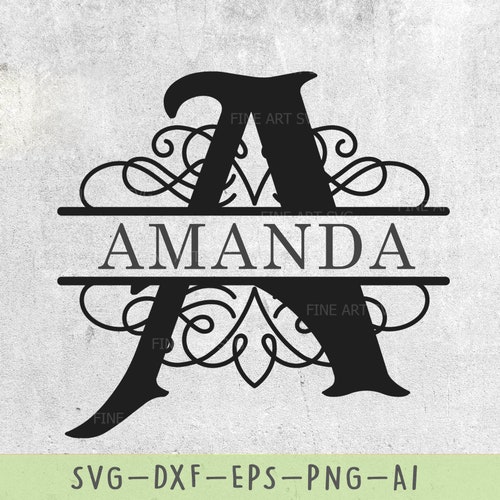 Monogram SVG/DXF/PNG Antlers Alphabet Digital Download for | Etsy