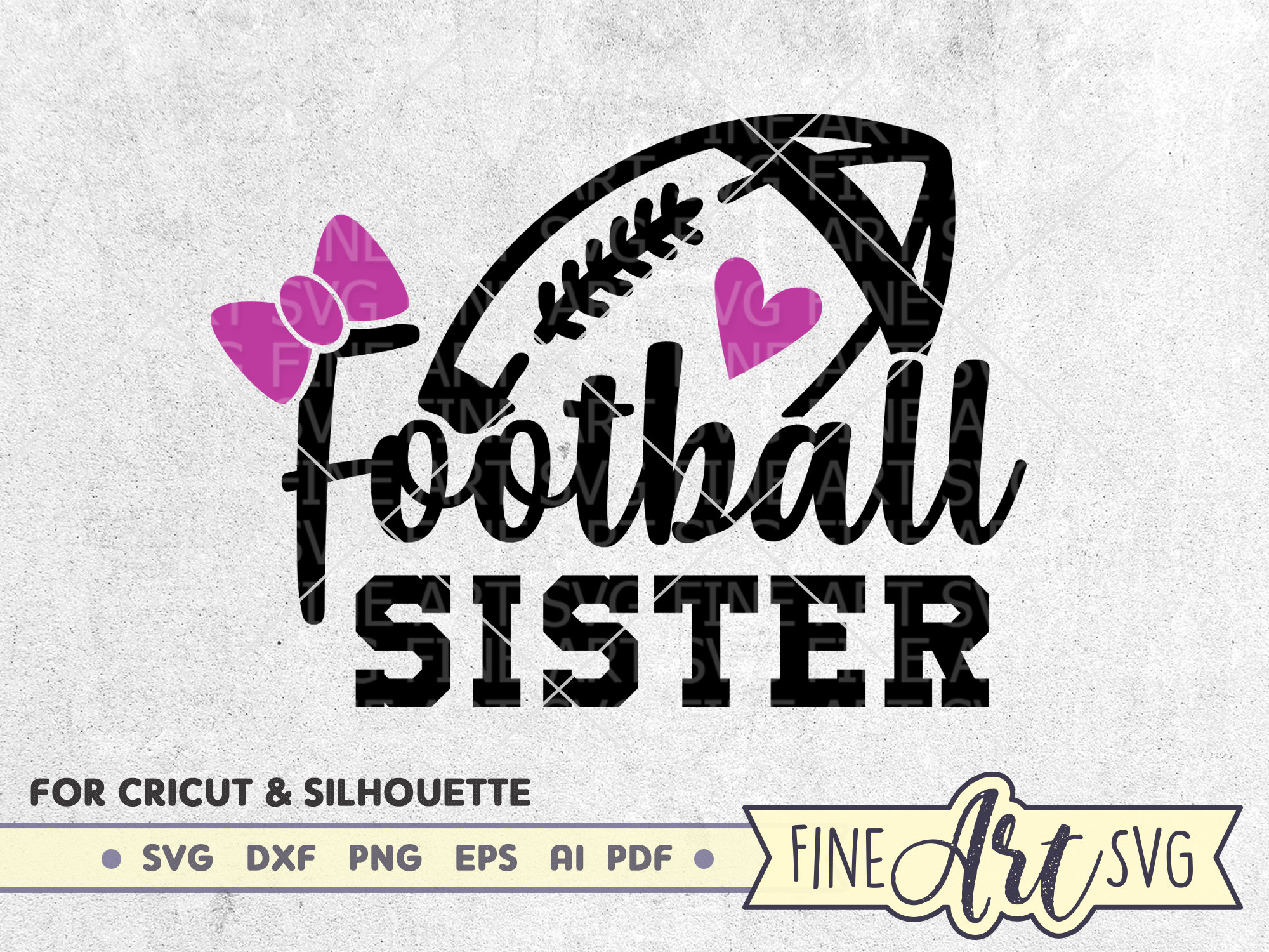 Football Sister SVG Football Svg Sister Football Shirt Etsy