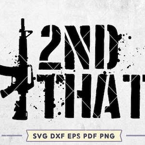 I 2nd That SVG、憲法修正第2条に基づく銃所有者のデザイン（デジタルファイル）