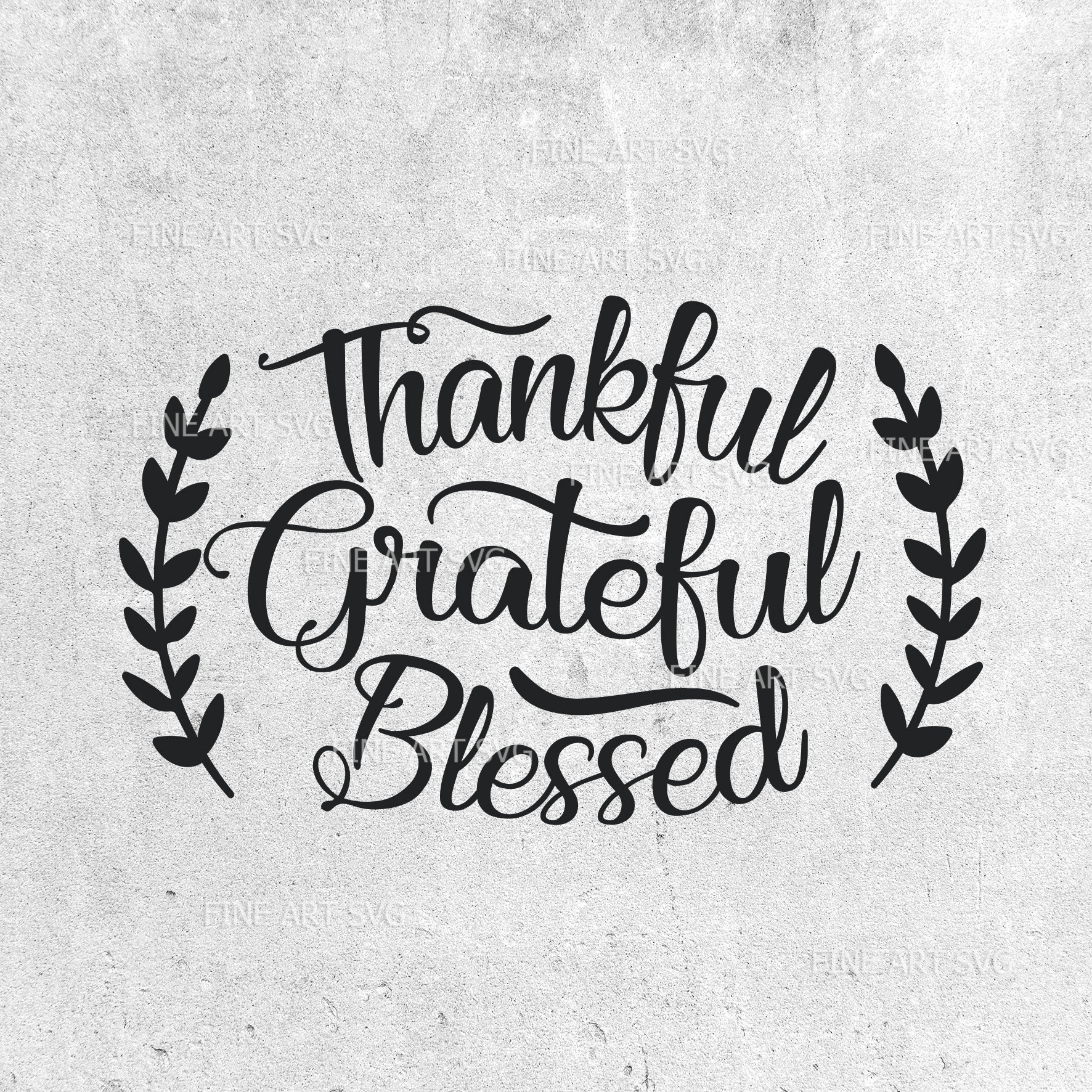 Thankful grateful blessed svg thanksgiving SVG Silhouette Cricut fall wreath
