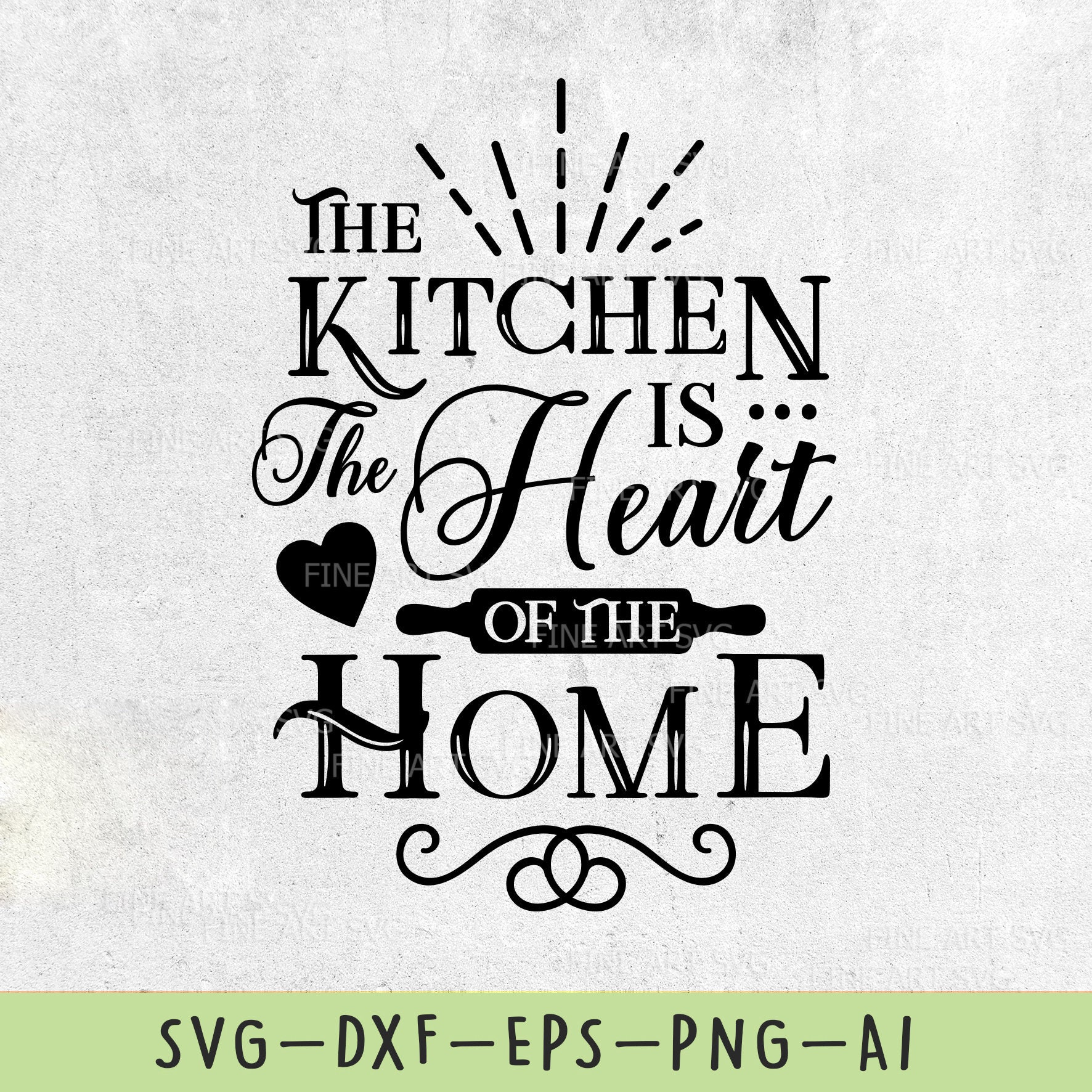 Kitchen SVG Files Kitchen is the Heart of the Home Etsy Canada