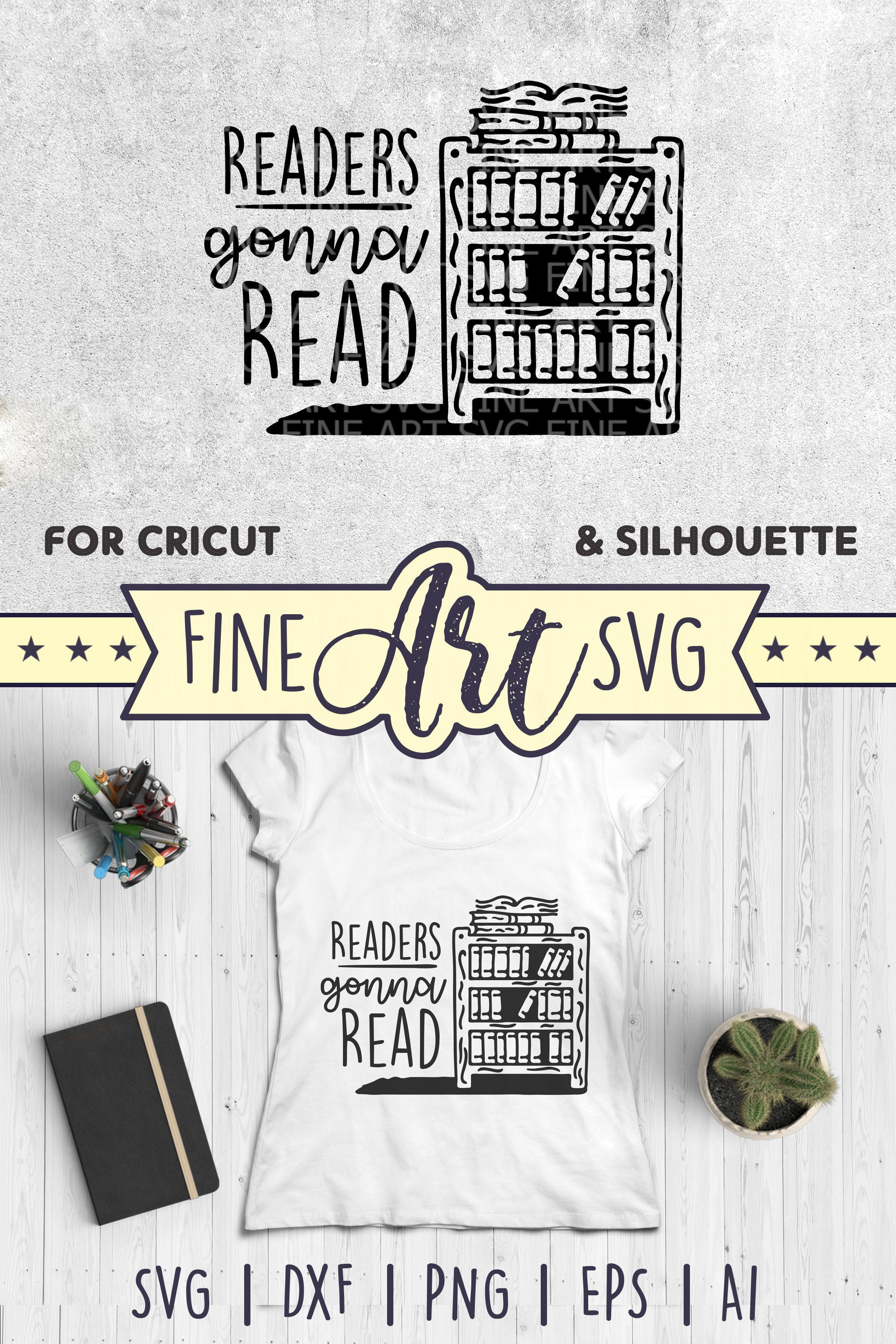 Download Readers Gonna Read Svg Book Svg File Geek Svg Design Back | Etsy
