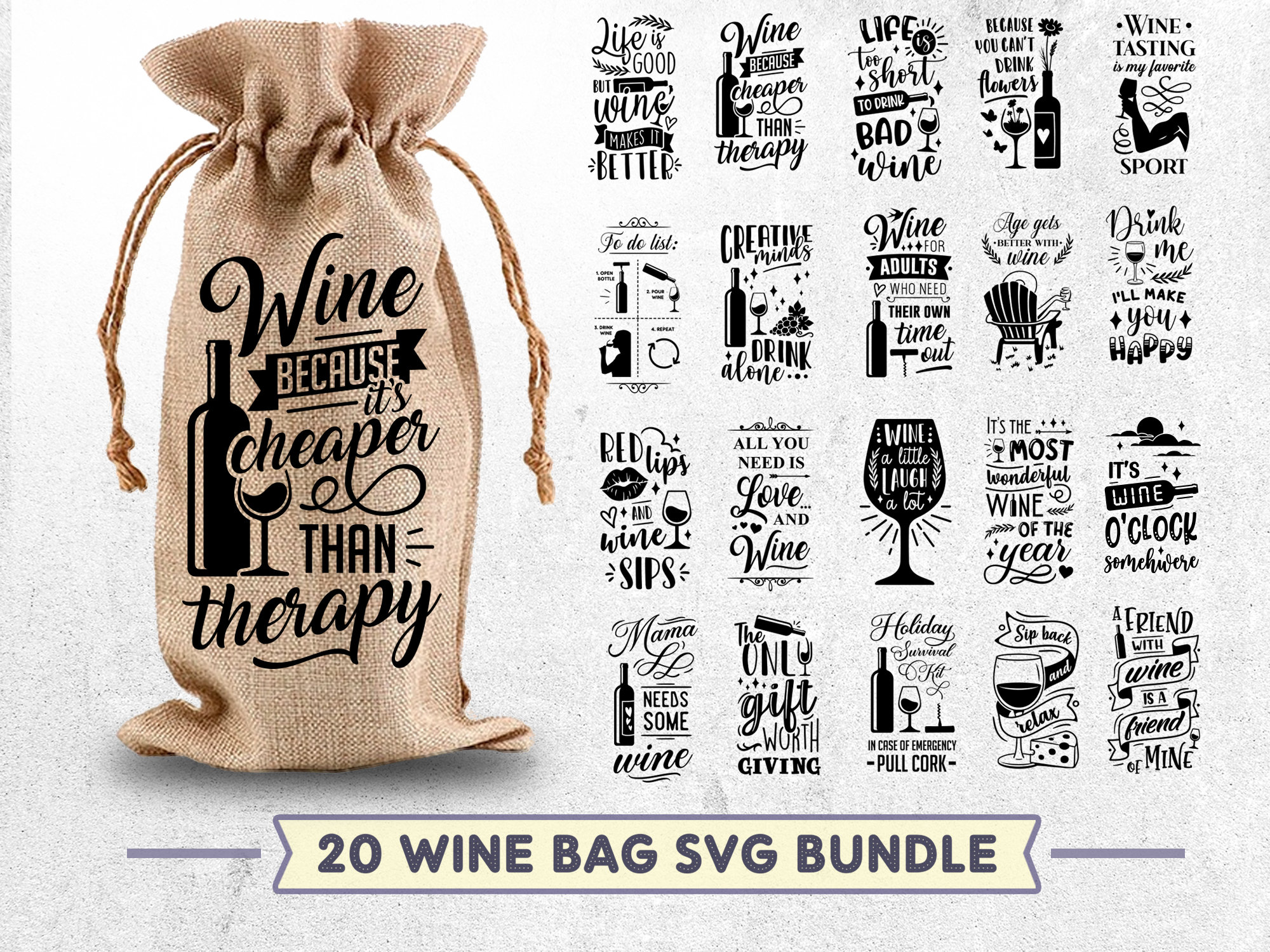 Funny Wine Bag Etsy