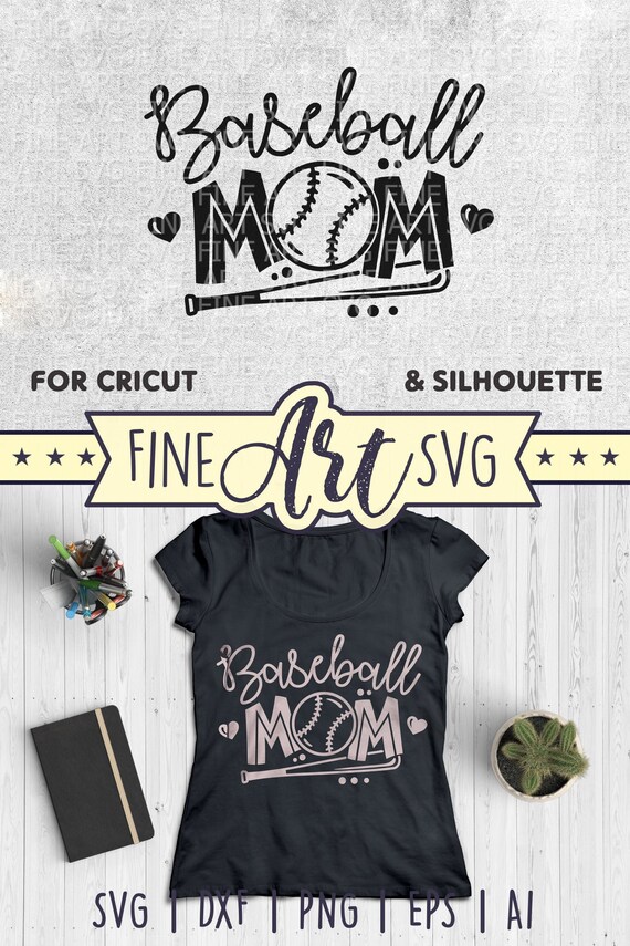 Download Baseball Mom Svg File Baseball Svg Design Cut File For Etsy