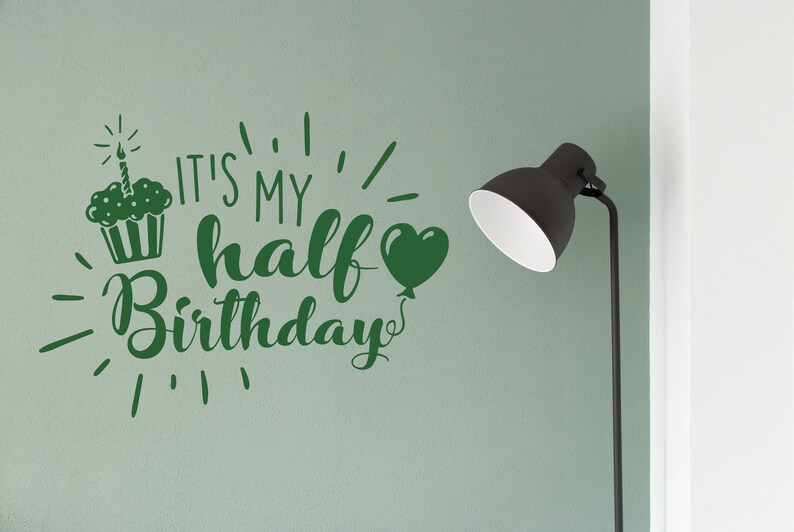 Download It's My Half Birthday SVG files Half birthday girl svg | Etsy