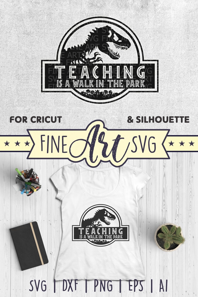 Download Free Teaching Is A Walk In The Park Svg Back To School Svg Etsy SVG Cut Files