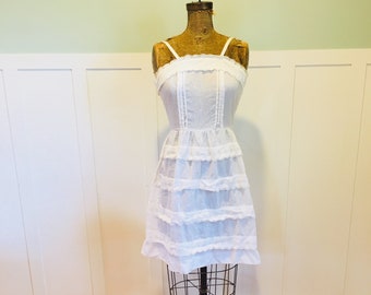 White Eyelet Sun Dress