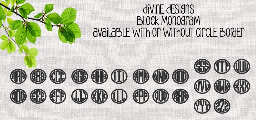 Personalized Script Monogram Custom Monogram Decal // Custom Vinyl Decal Personalized Decal// Script ...