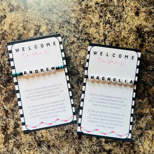 Friendship Bracelet Tags | Gift Tag | Back to School