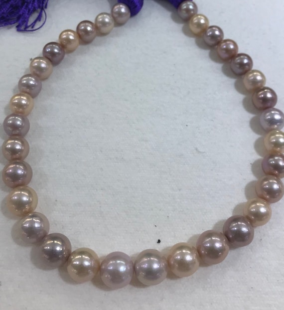 Multi Color Cultured Feshwater Pearls 12x15mm 14k Gold Clasp 17"