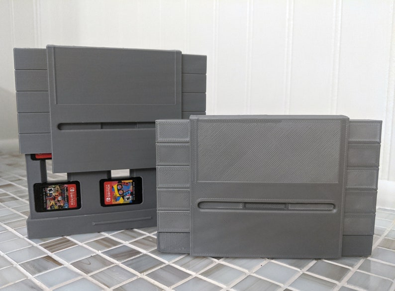 SNES Switch Cartridge Case Etsy