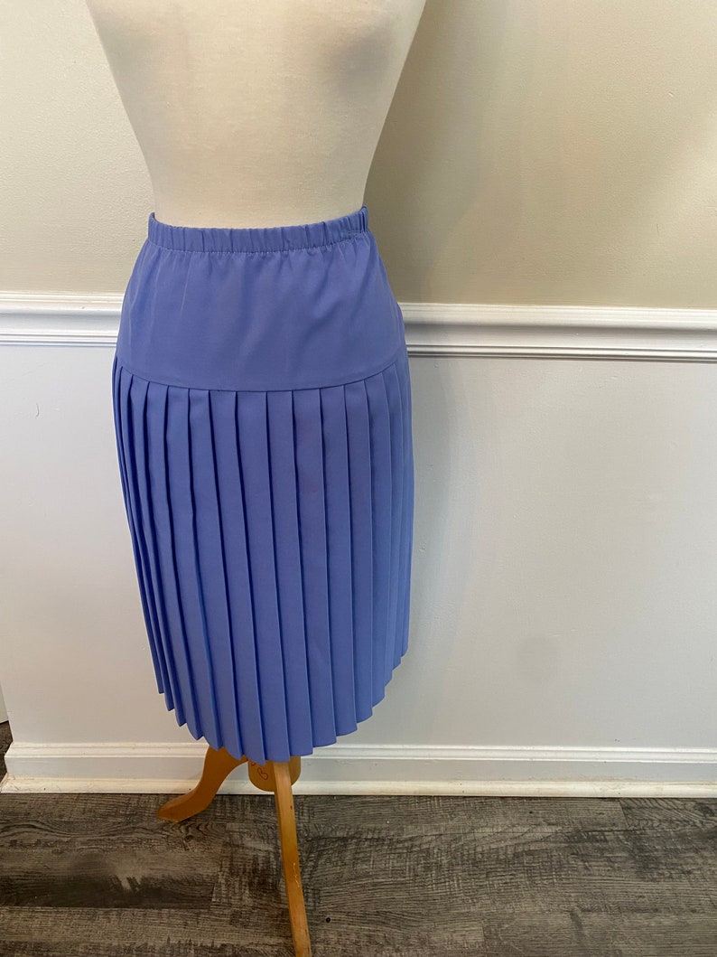 2699 Purple Pleated Skirt Dress