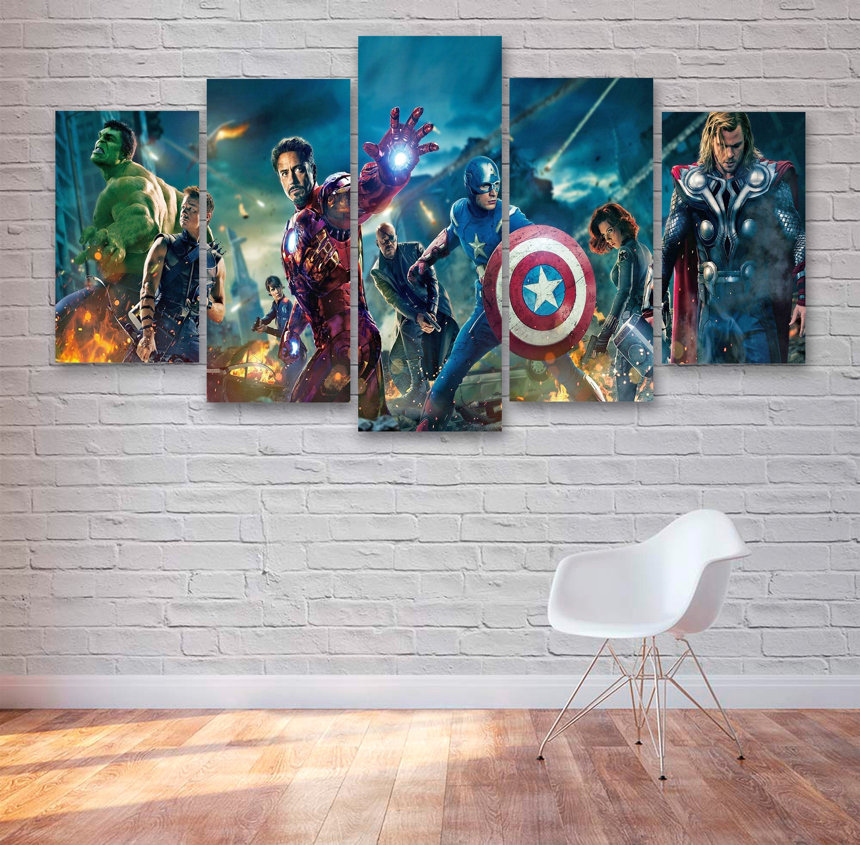 Marvel Powers Unite Avengers Wall Decorations
