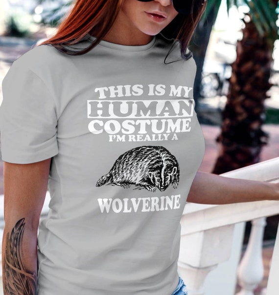 Human Costume Im Really a Cougar Shirt Cosplay Tee