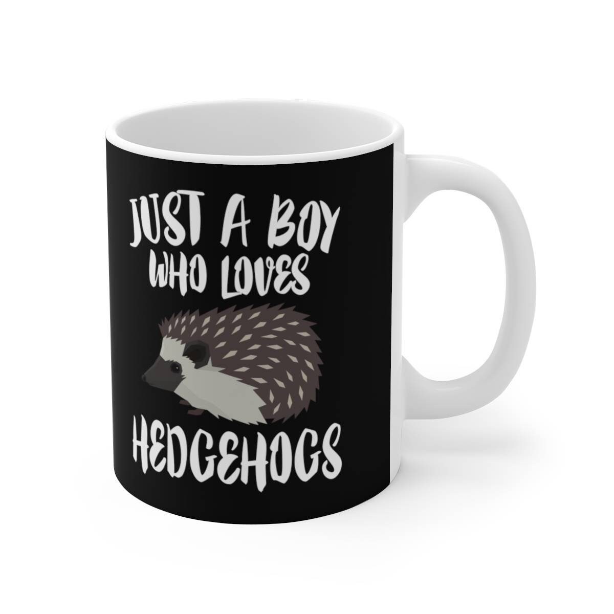 Just A Boy Who Loves Hedgehogs Coffee Tea Mug Cup Animal Gift Etsy