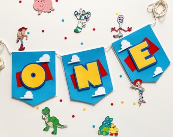 Toy Story Birthday Banner: Handmade Party Garland
