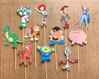 Toy Story Cupcake Toppers: Birthday Party Decor