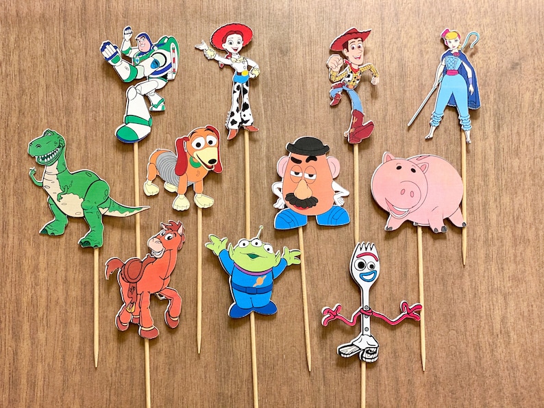 Toy story cupcake toppers | Toy story decor | Toy story theme party | Toys story birthday party | Cupcake toppers | Birthday decor 