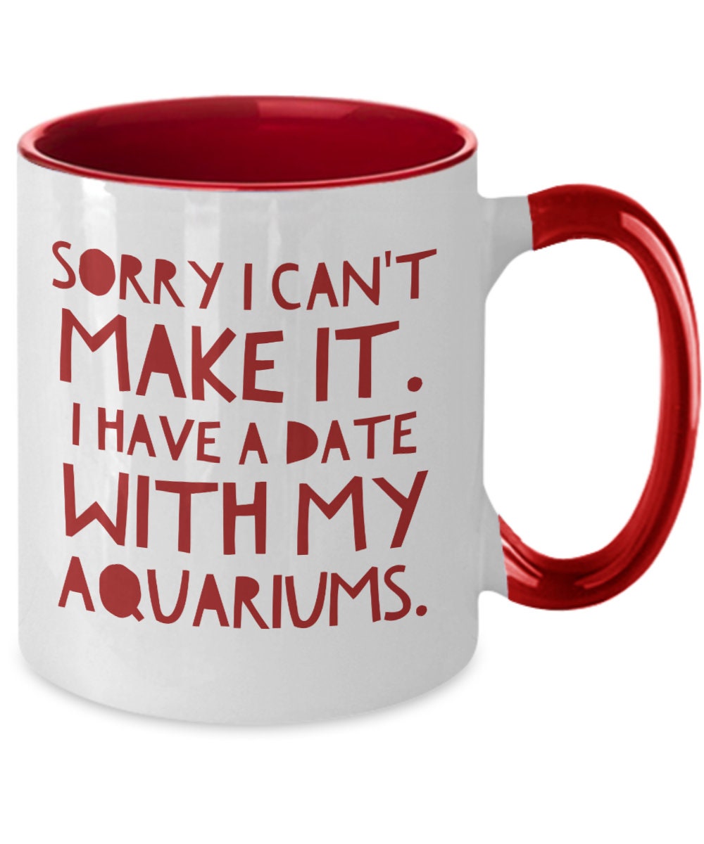 Buy Fish Lover Aquariums Pet Fish Tanks Keeper Two-toned Funny Coffee ...