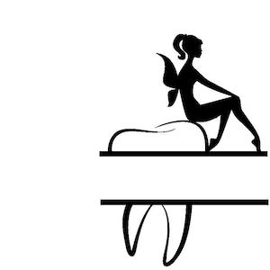 Fichier numérique monogramme de fée des dents