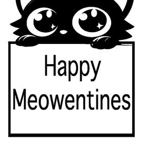 Fichier numérique miaou Saint-Valentin