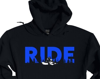 Snowmobile Hoodie, Sledding Hoodie, Snowmobile Gift, Snow Sport, Sledding Shirt, Winter Sport Hoodie ,Snow Machine Gift, Snow Go Hoodie