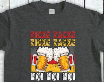 Oktoberfest Shirt, Zicke Zacke Hoi Hoi Hoi,  Beer Festival Shirt, drinking Team Tee, Beer Dad Shirt, German Beer Lover, Day Drinking Tee