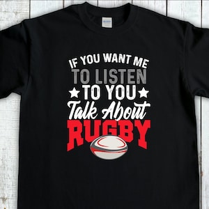 Rugby Shirt, Lets Talk Rugby, Rugby Player, Rugby Teamate Gift, Rugby League Tee, Rugby Fan T-Shirt, Rugby Shirt For Men, Rugger