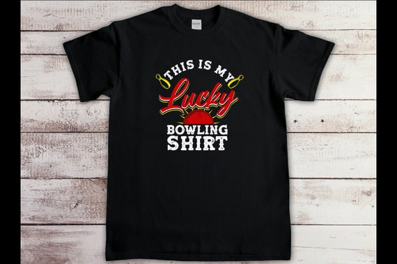 Funny Bowling Team Shirt Lucky Strikes Fun Bowler League Tee Funny Bowling Team Shirt Lucky Strikes Fun Bowler League Tee