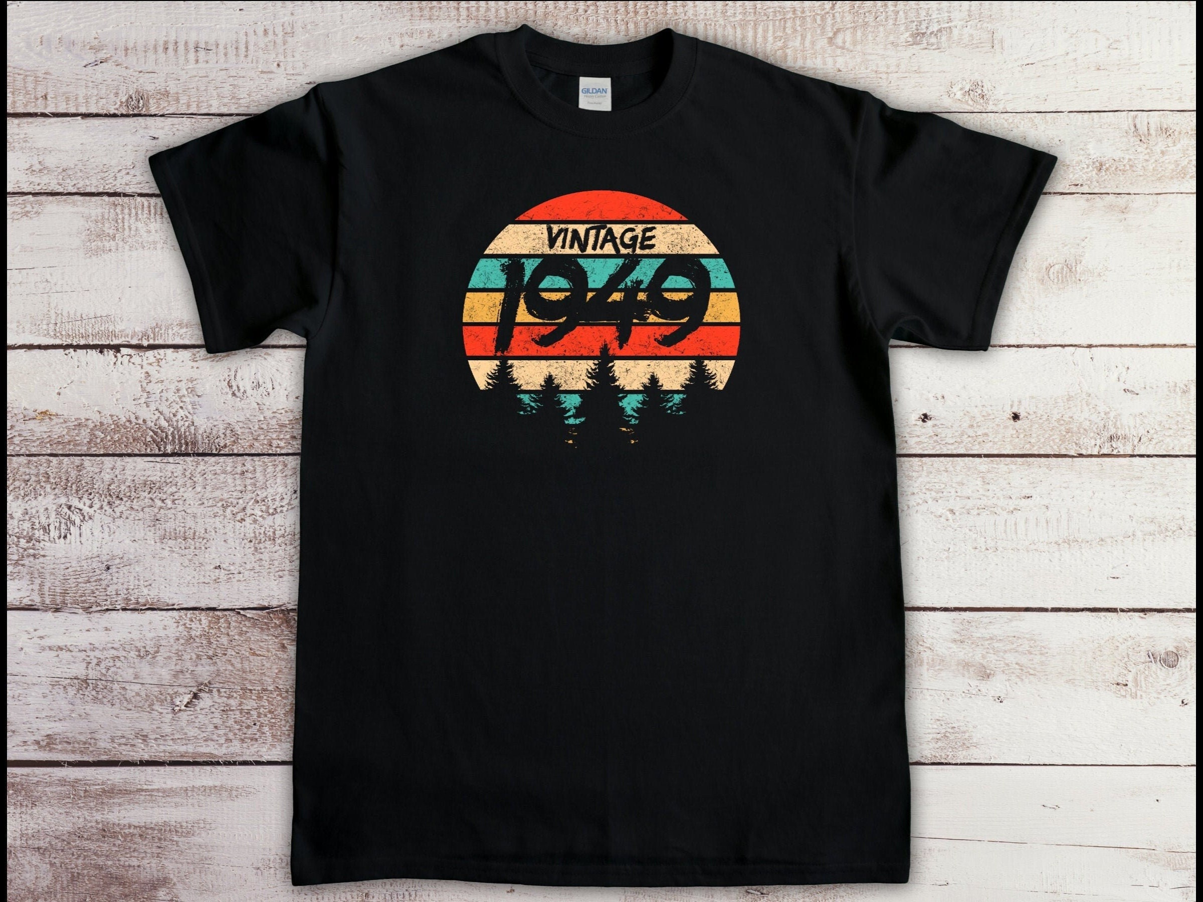 1949 Birthday T-shirt Retro Vintage 