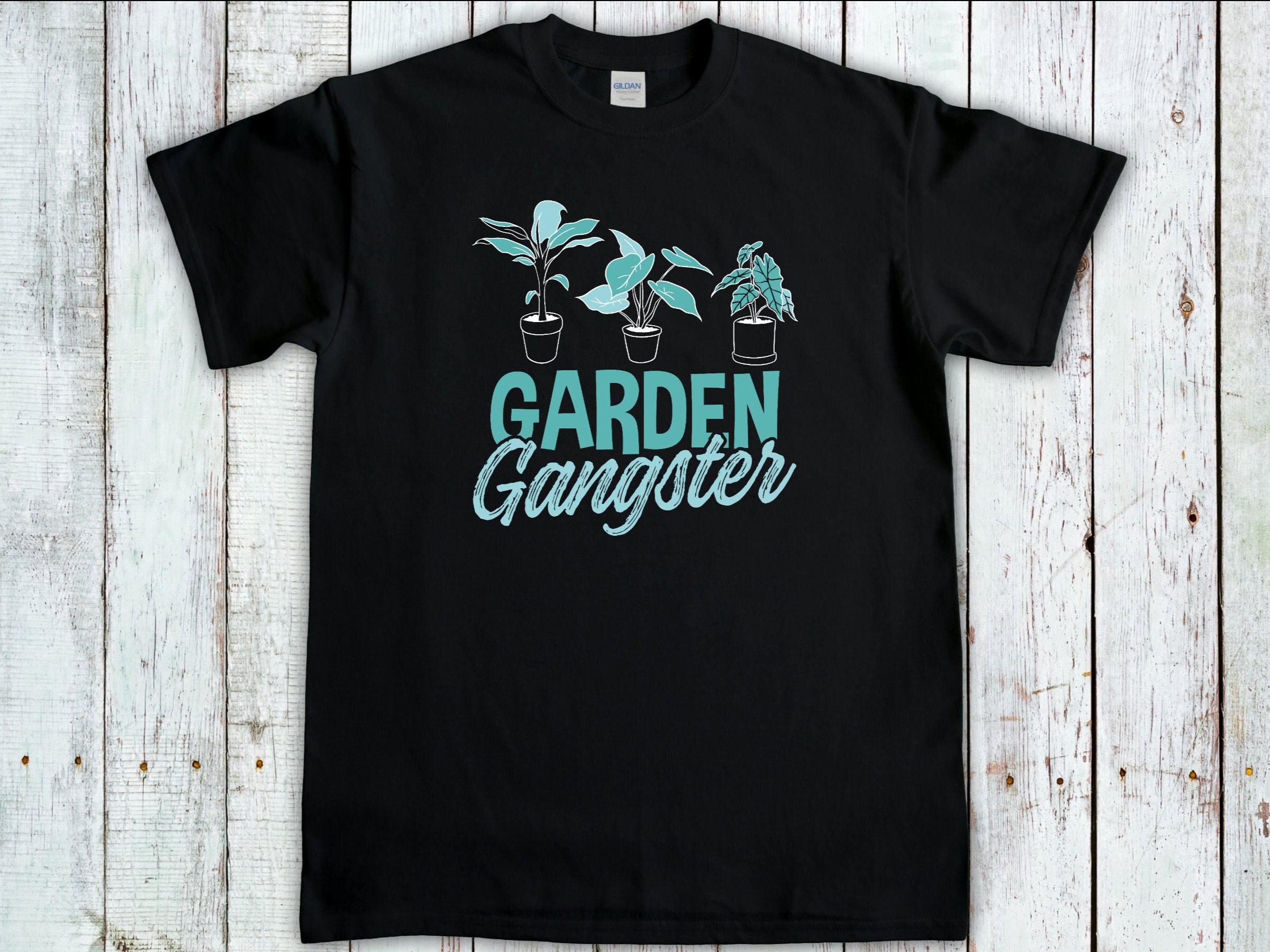 Gardening Shirt, Garten Gangster, Plant Lady Tshirt, Sukkulenten T