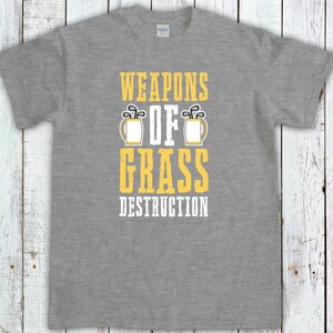Funny Golfing Shirt, Weapons Of Grass Destruction, Golf Pun T-Shirt, Miniture Golf Gift, Golfing Gift For Dad, Golf Gifts For Women Sport Gret
