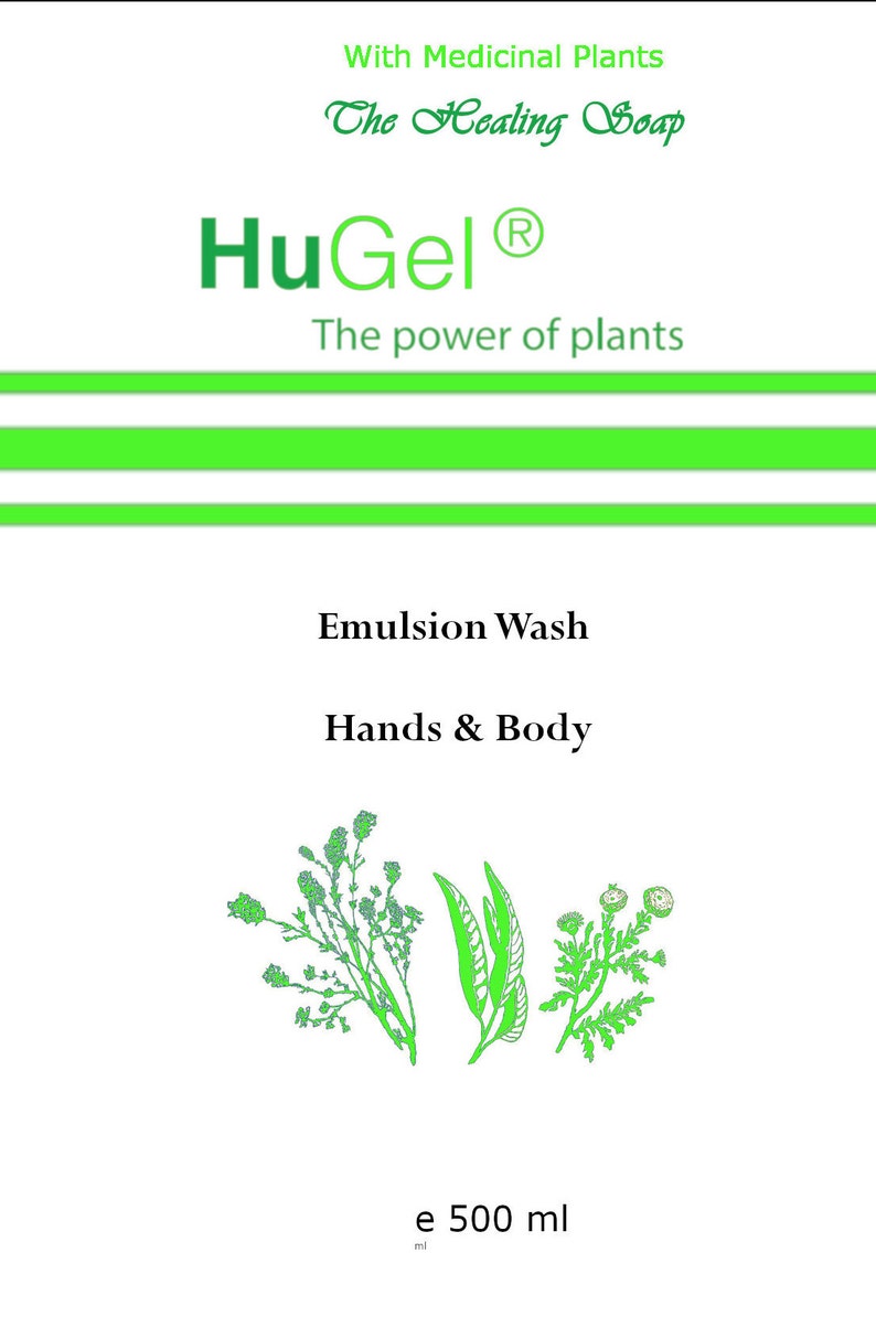Hugel Natural Vegan Liquid Soap With Essential Oils Thyme Etsy