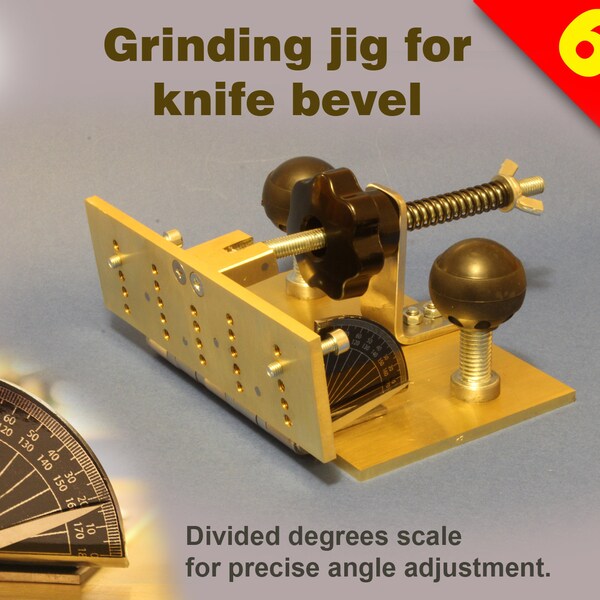 Knife grinder jig for beveling blades and knives FREE SHIPING! 6 inch