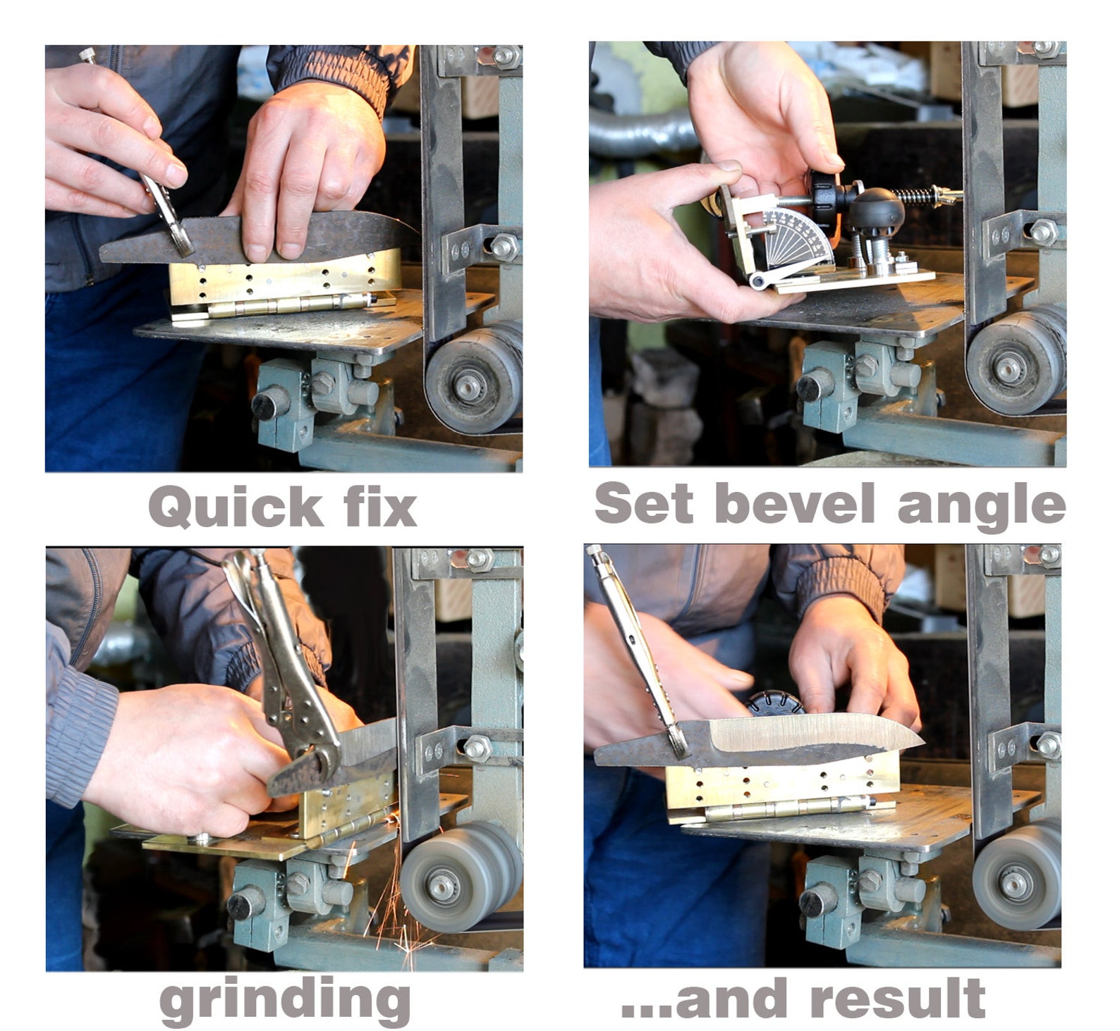 Knife Grinder Jig for Beveling Blades and Knives FREE SHIPING Etsy