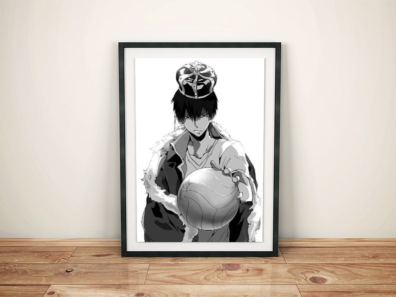haikyuu print poster anime karasuno wall decor manga hinata etsy