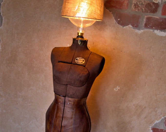 Vintage 1960s Dressform Lamp / Restored / Mannequin / Etsy